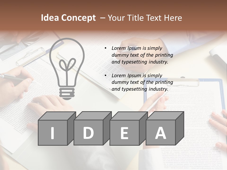 Study Career White PowerPoint Template