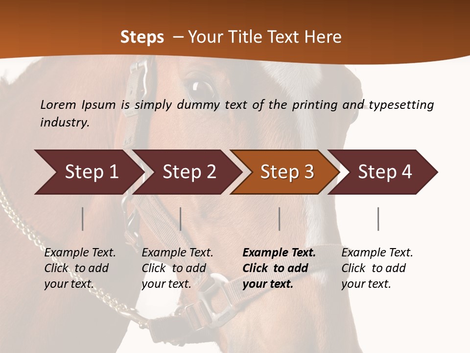 Brown Rural Pasture PowerPoint Template