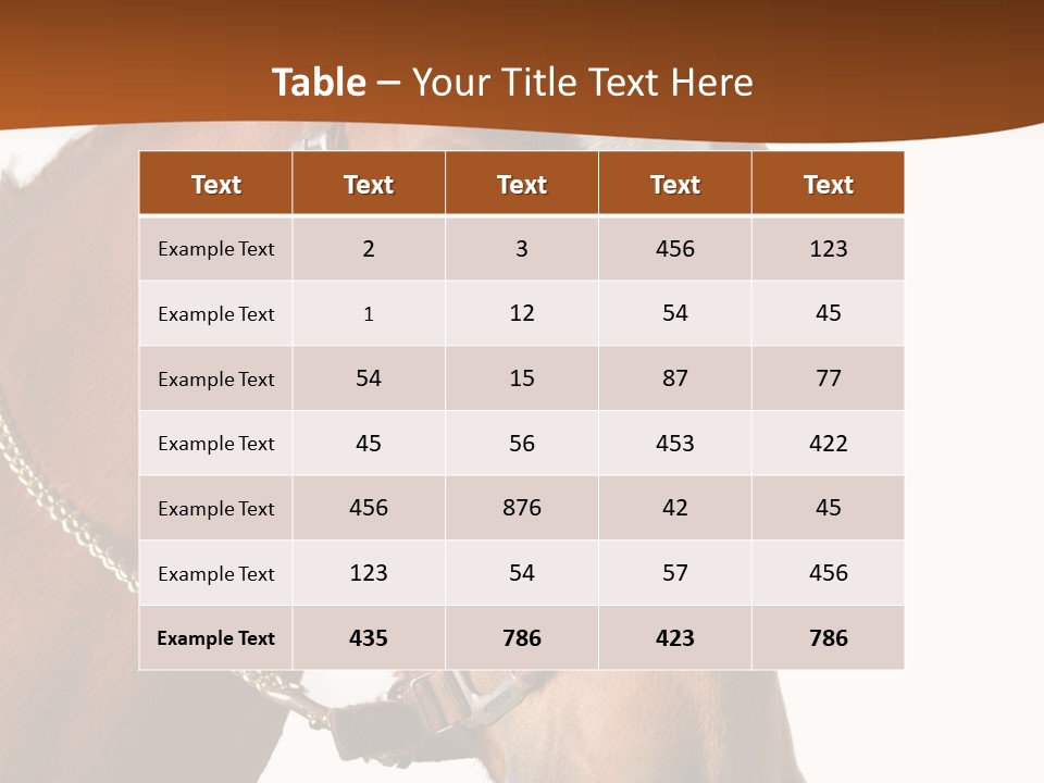 Brown Rural Pasture PowerPoint Template
