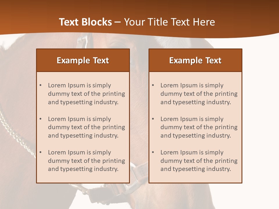 Brown Rural Pasture PowerPoint Template