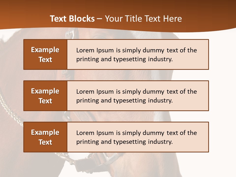 Brown Rural Pasture PowerPoint Template