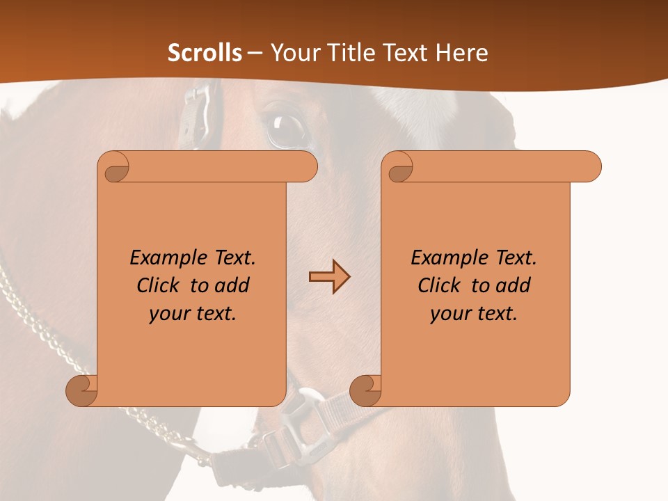 Brown Rural Pasture PowerPoint Template