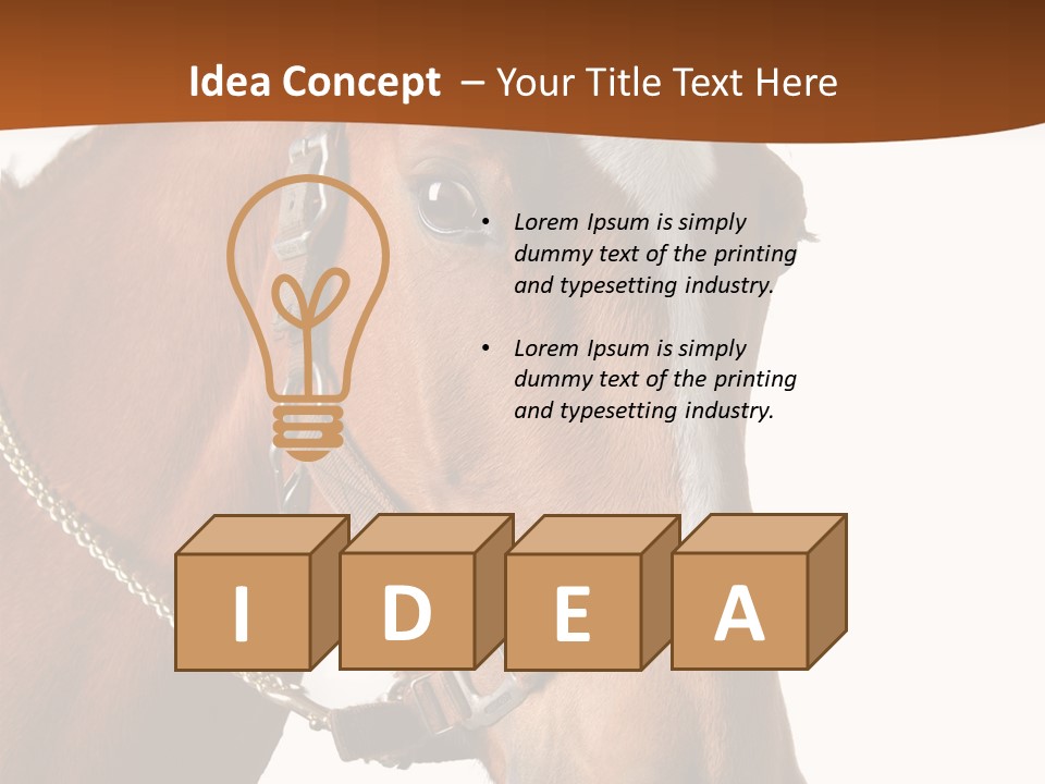 Brown Rural Pasture PowerPoint Template