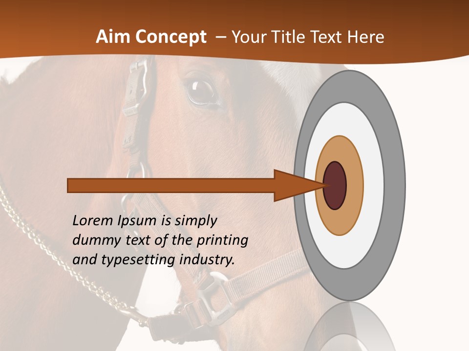 Brown Rural Pasture PowerPoint Template