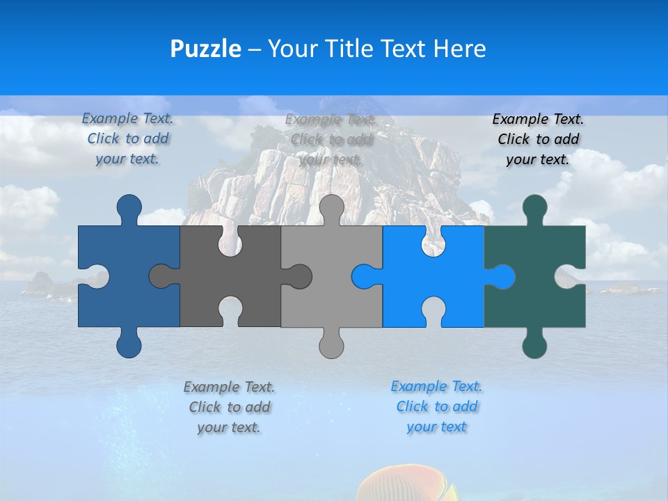 Sea Exotic Blue PowerPoint Template