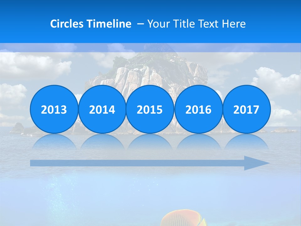 Sea Exotic Blue PowerPoint Template