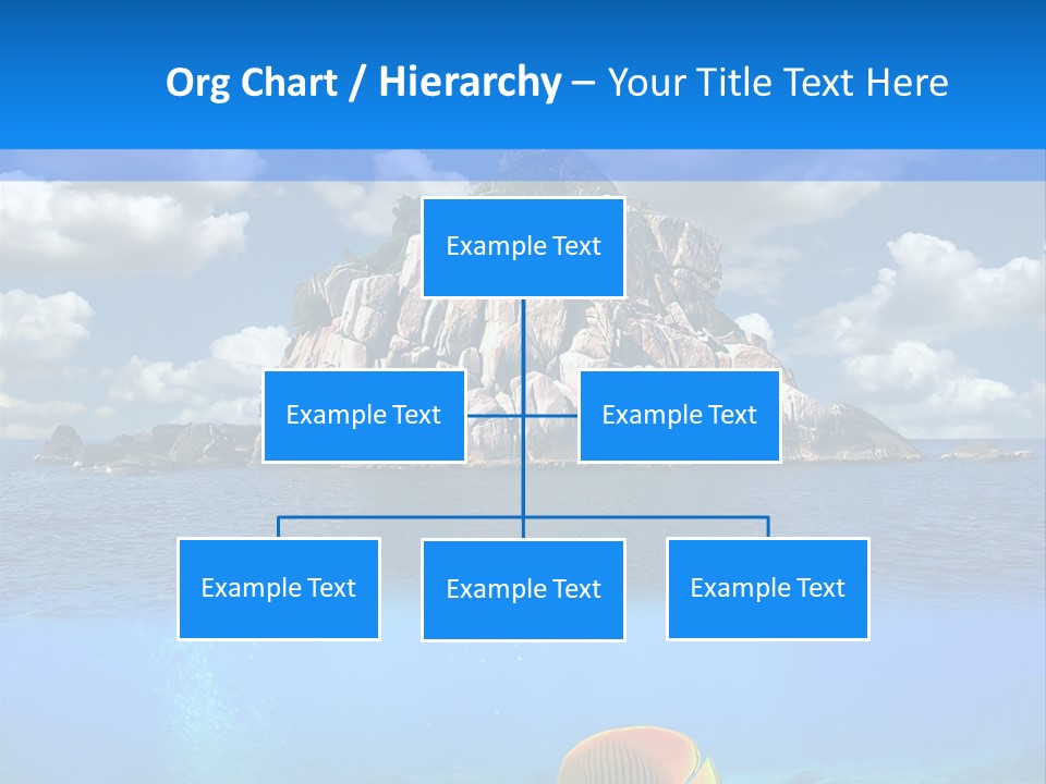 Sea Exotic Blue PowerPoint Template