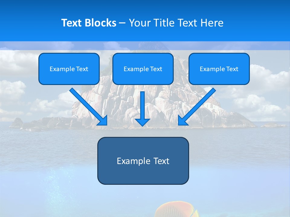 Sea Exotic Blue PowerPoint Template