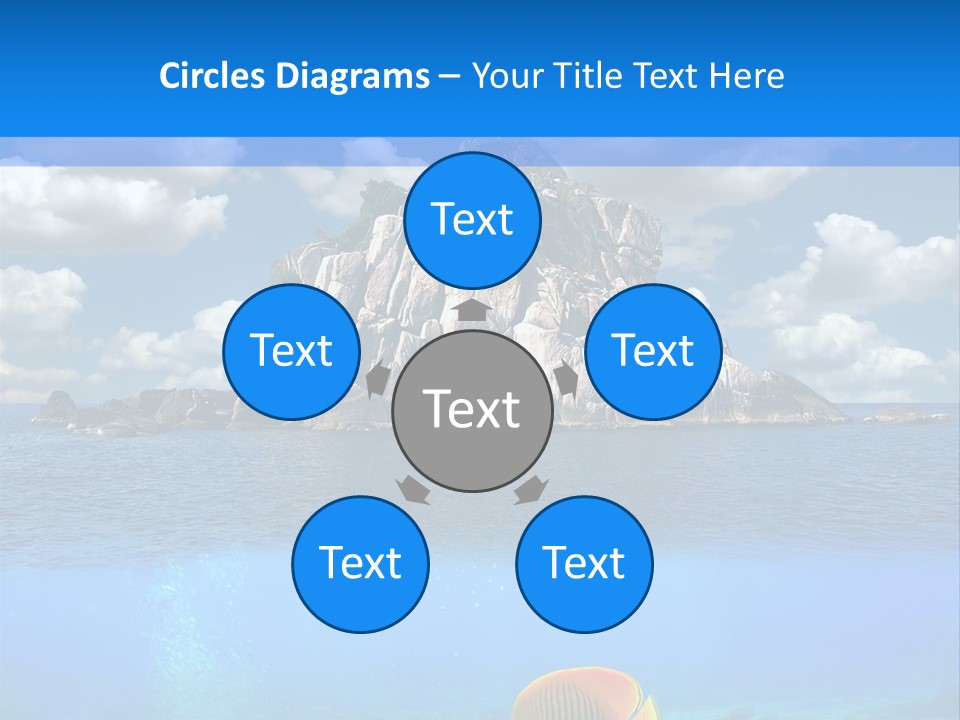 Sea Exotic Blue PowerPoint Template