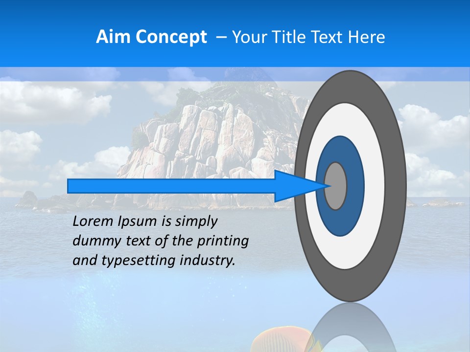 Sea Exotic Blue PowerPoint Template