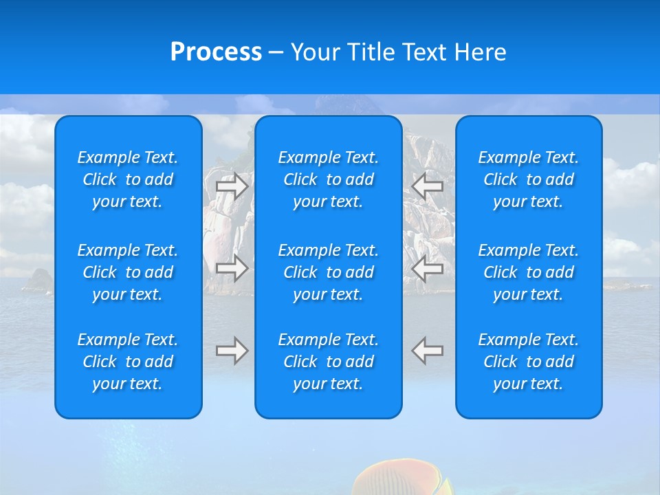 Sea Exotic Blue PowerPoint Template