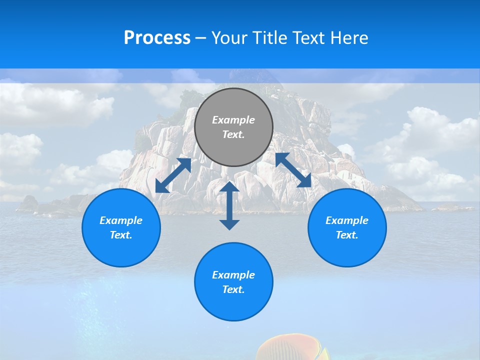 Sea Exotic Blue PowerPoint Template