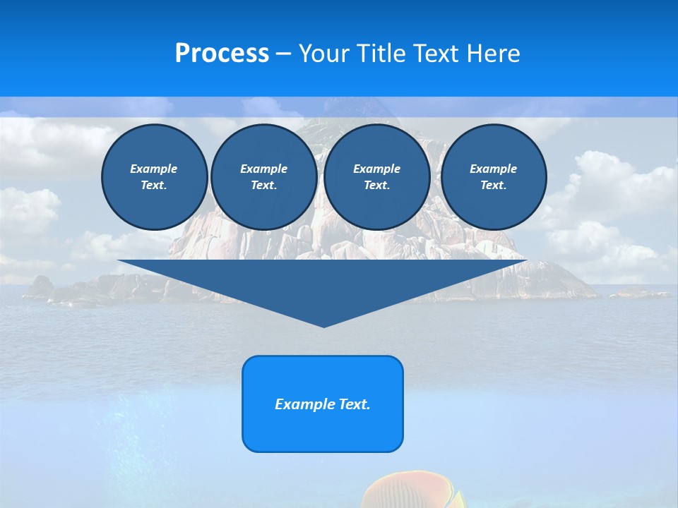 Sea Exotic Blue PowerPoint Template