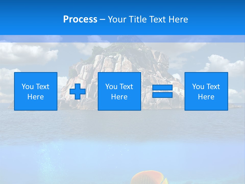 Sea Exotic Blue PowerPoint Template