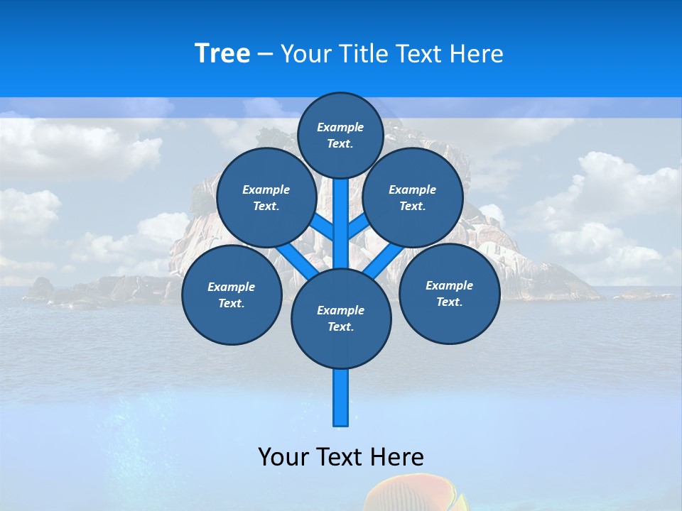 Sea Exotic Blue PowerPoint Template