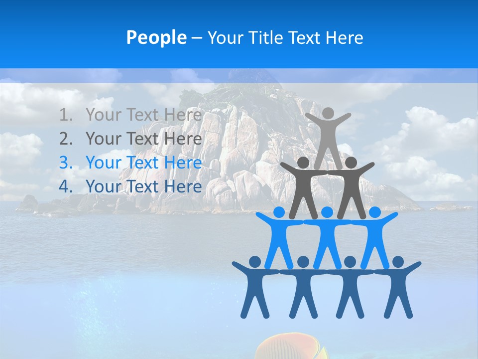 Sea Exotic Blue PowerPoint Template