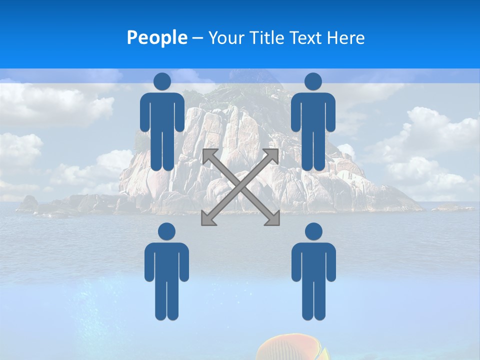 Sea Exotic Blue PowerPoint Template