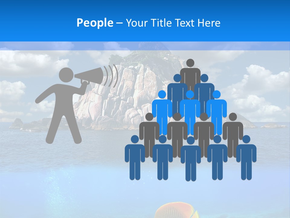 Sea Exotic Blue PowerPoint Template