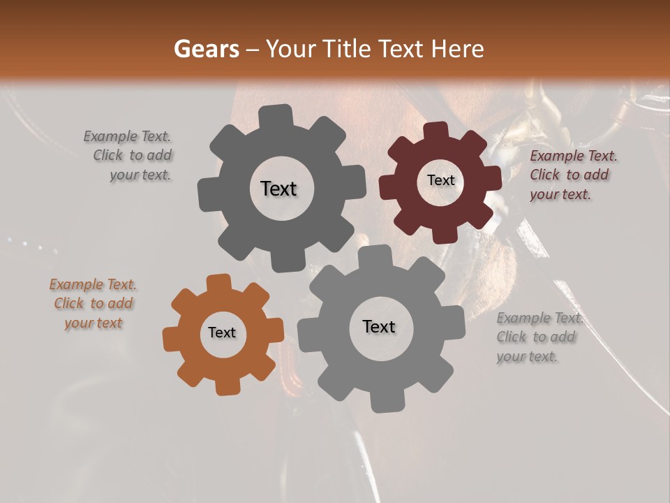 Saddle Equine Boots PowerPoint Template