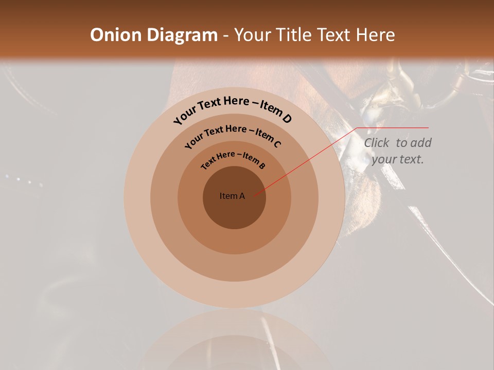 Saddle Equine Boots PowerPoint Template