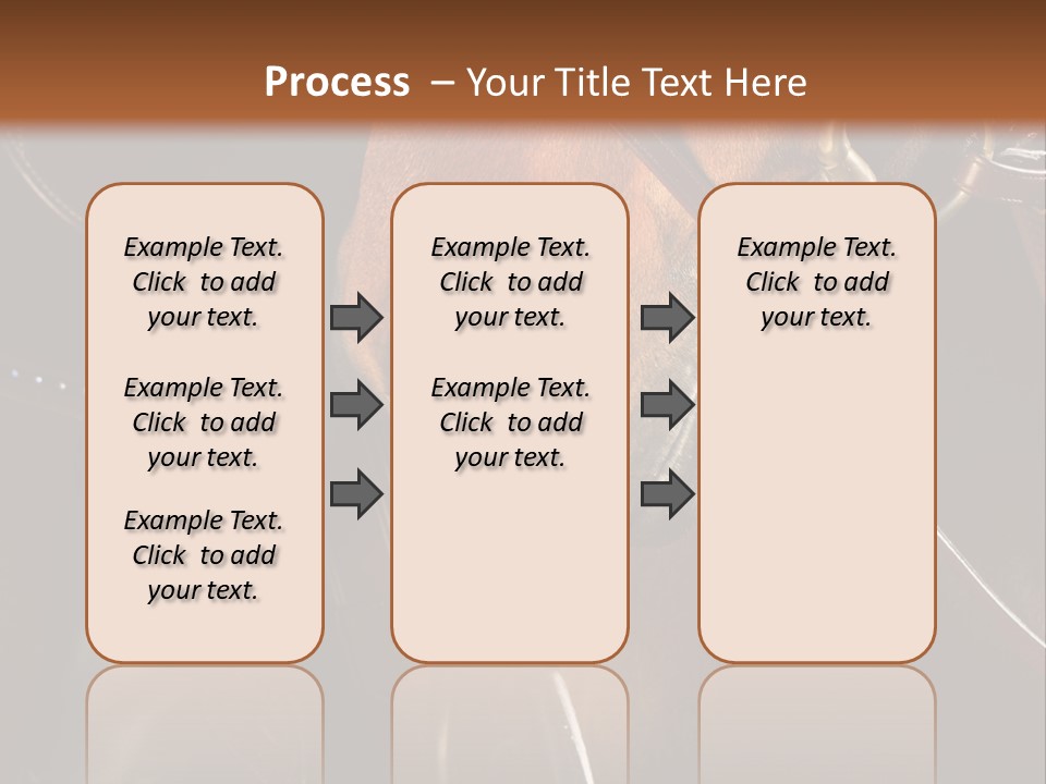 Saddle Equine Boots PowerPoint Template
