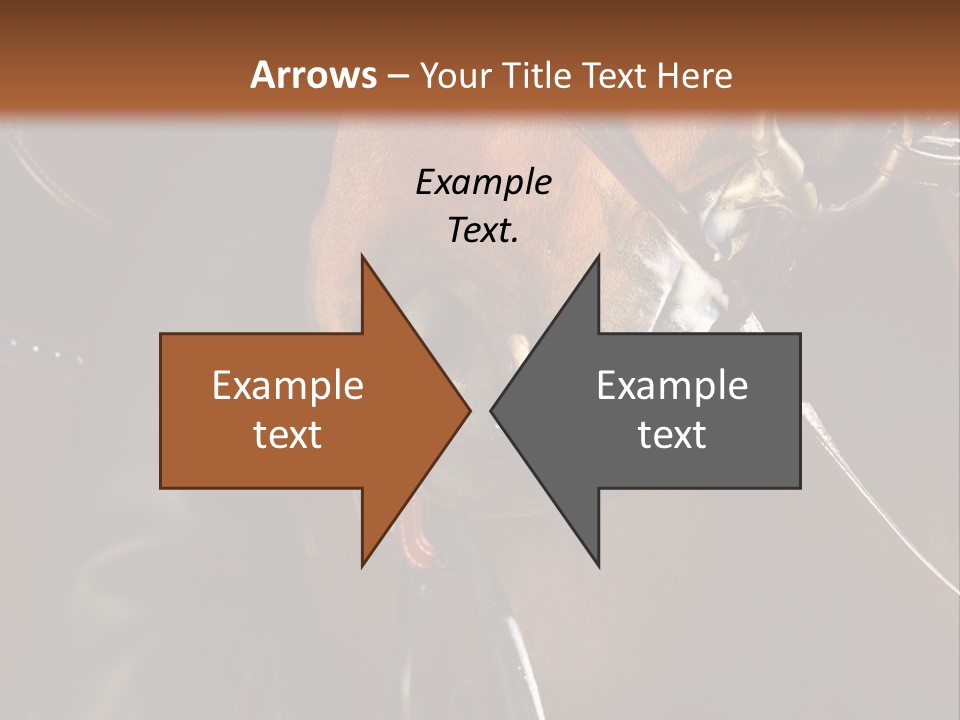 Saddle Equine Boots PowerPoint Template