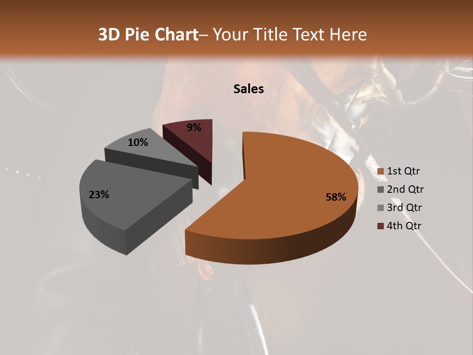 Saddle Equine Boots PowerPoint Template