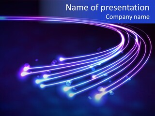 Luminescence Fantasy Point PowerPoint Template