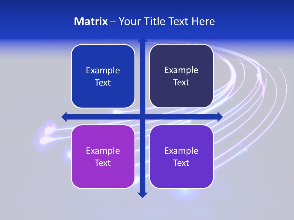 Luminescence Fantasy Point PowerPoint Template