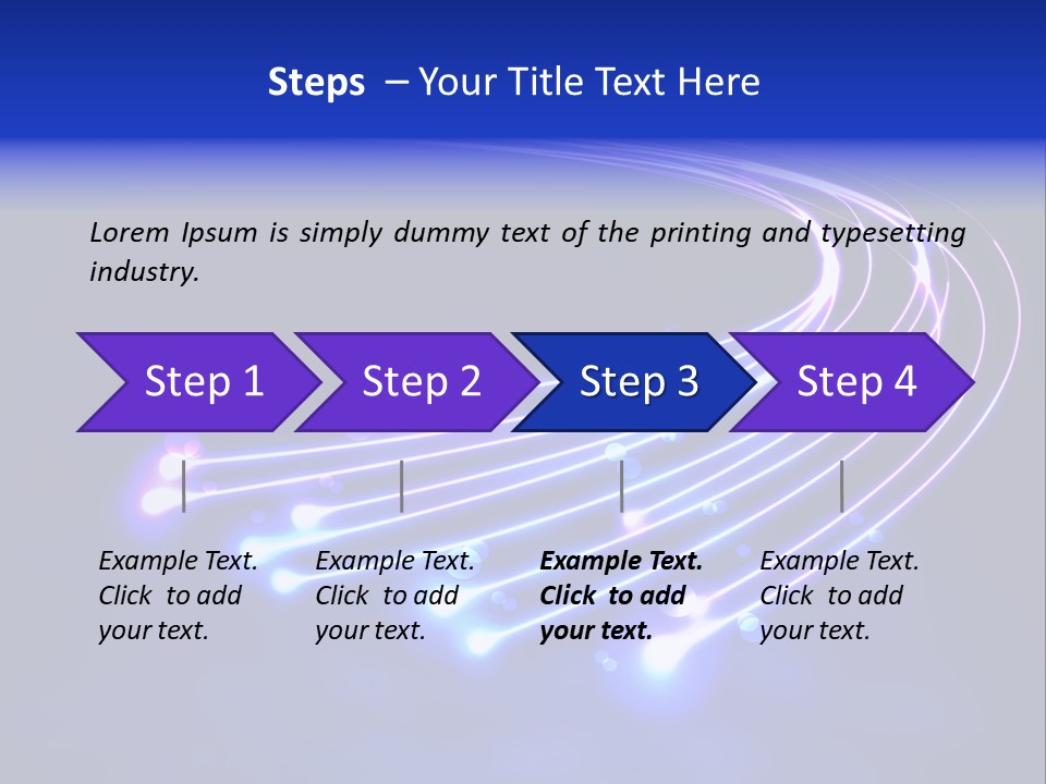 Luminescence Fantasy Point PowerPoint Template