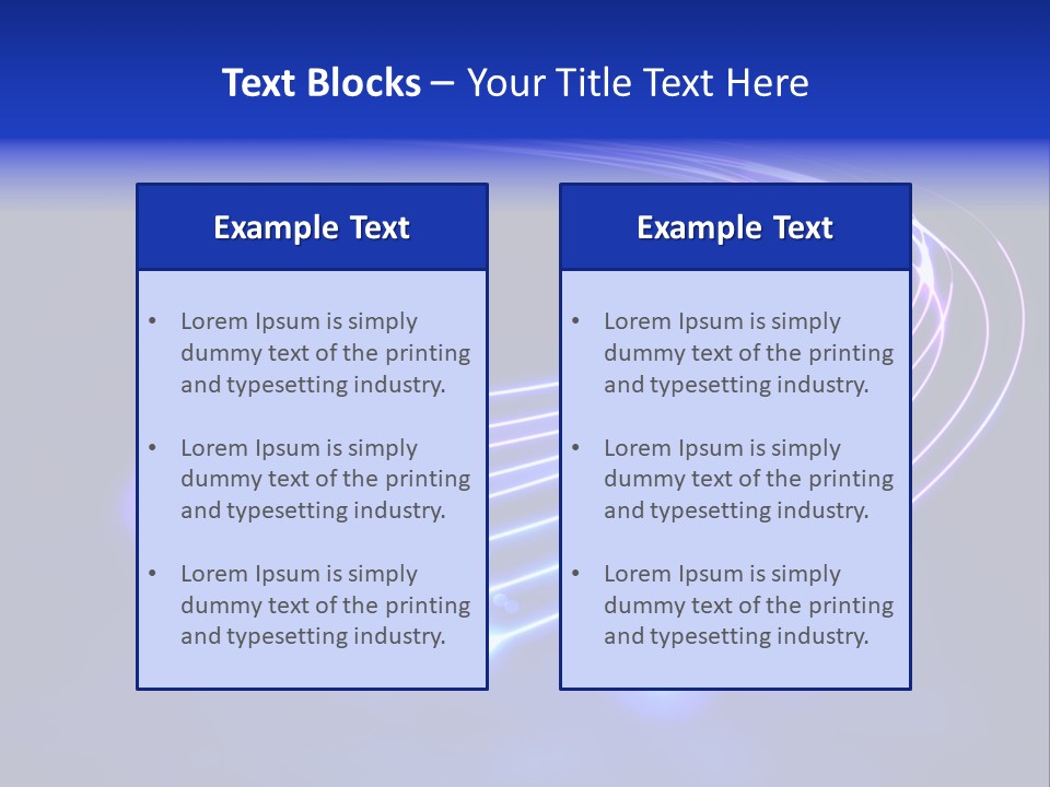 Luminescence Fantasy Point PowerPoint Template