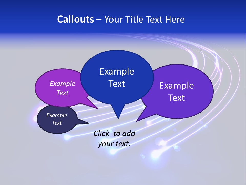Luminescence Fantasy Point PowerPoint Template