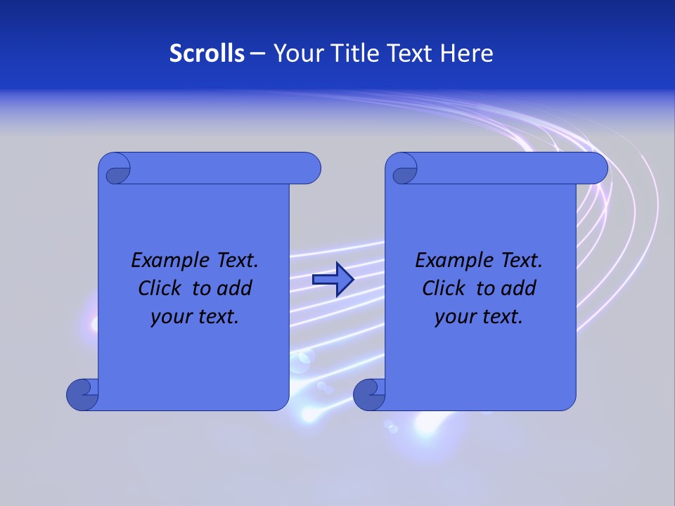 Luminescence Fantasy Point PowerPoint Template