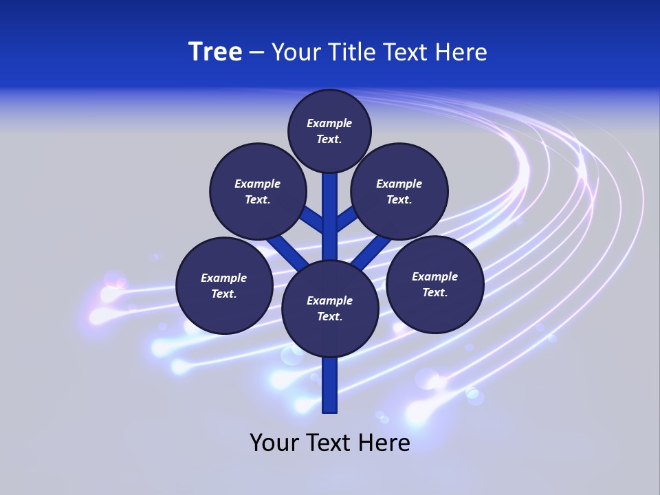 Luminescence Fantasy Point PowerPoint Template