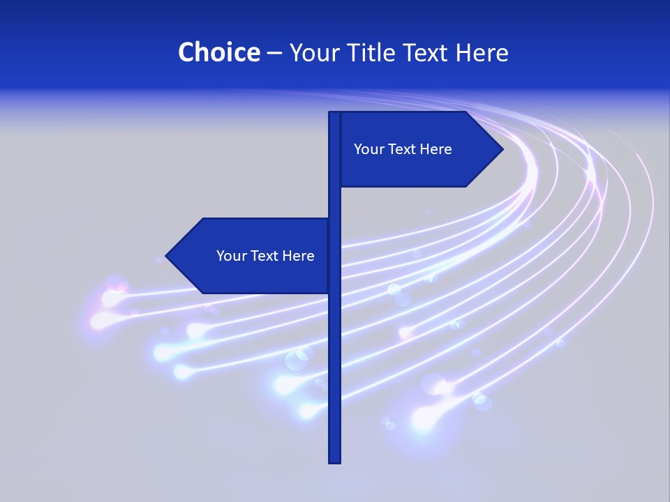 Luminescence Fantasy Point PowerPoint Template