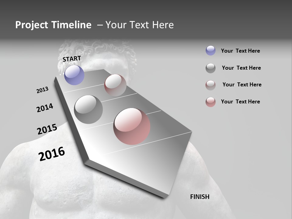 Hercules Strong Biceps PowerPoint Template