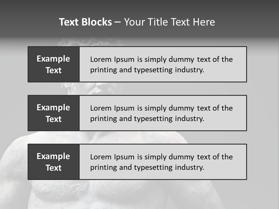 Hercules Strong Biceps PowerPoint Template