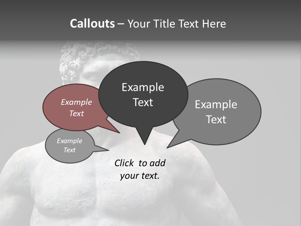 Hercules Strong Biceps PowerPoint Template