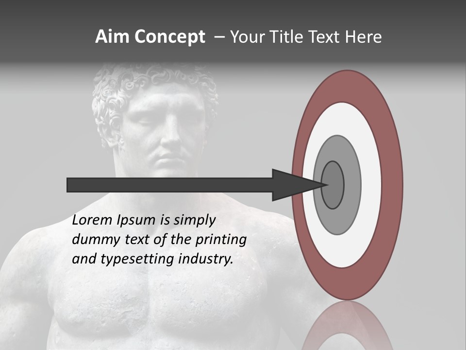Hercules Strong Biceps PowerPoint Template