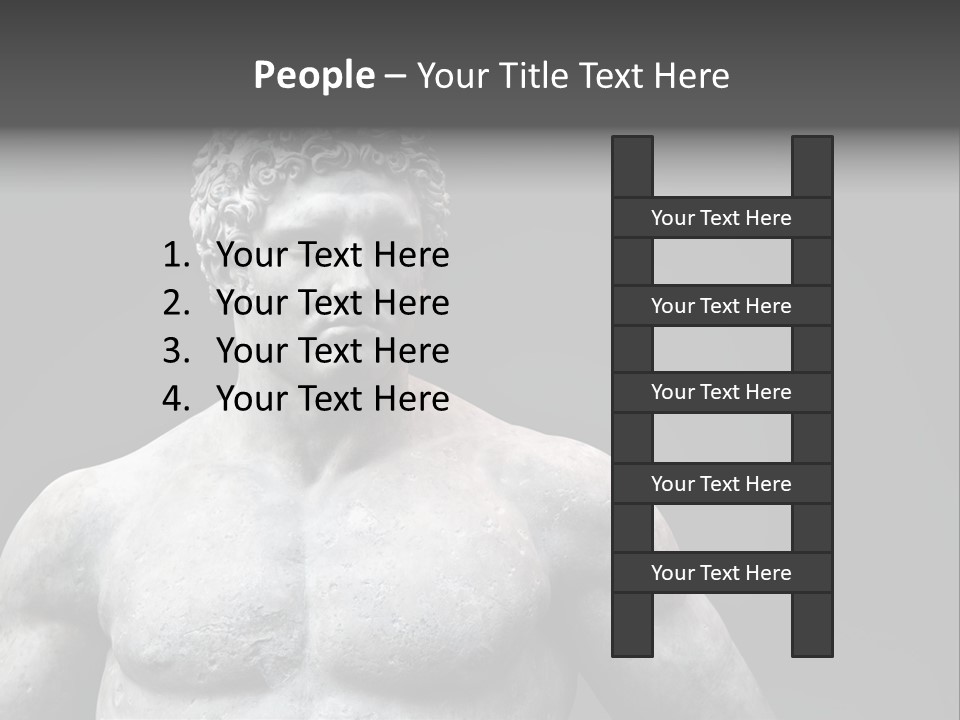 Hercules Strong Biceps PowerPoint Template