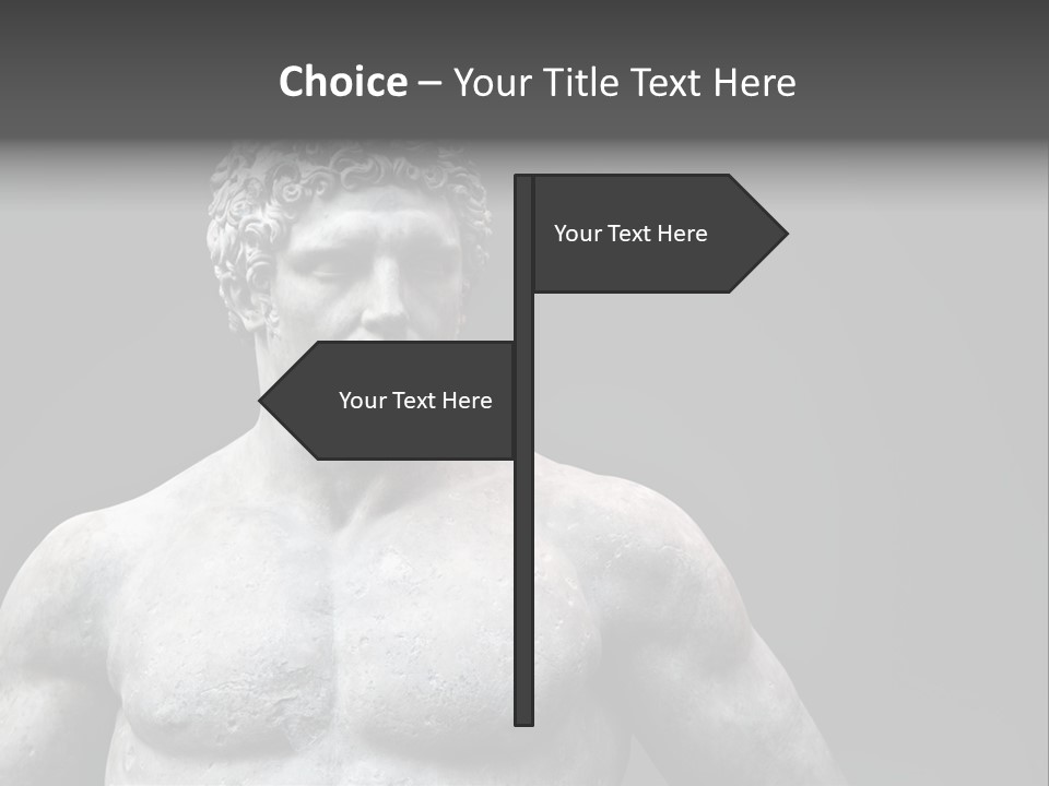 Hercules Strong Biceps PowerPoint Template