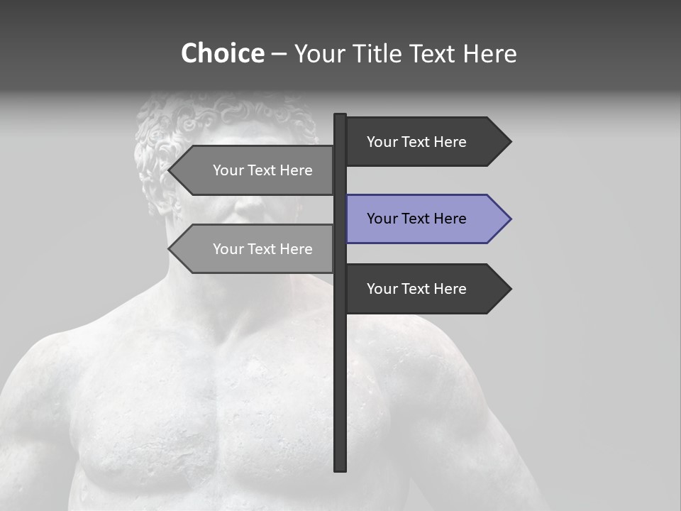 Hercules Strong Biceps PowerPoint Template