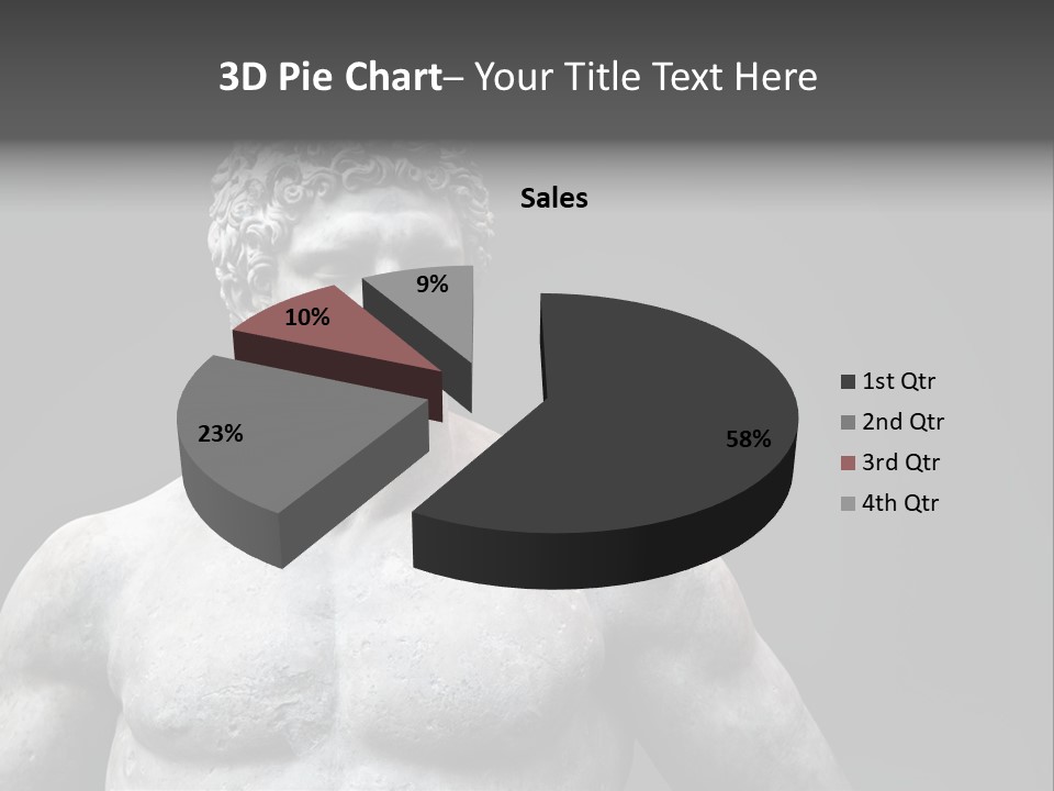 Hercules Strong Biceps PowerPoint Template