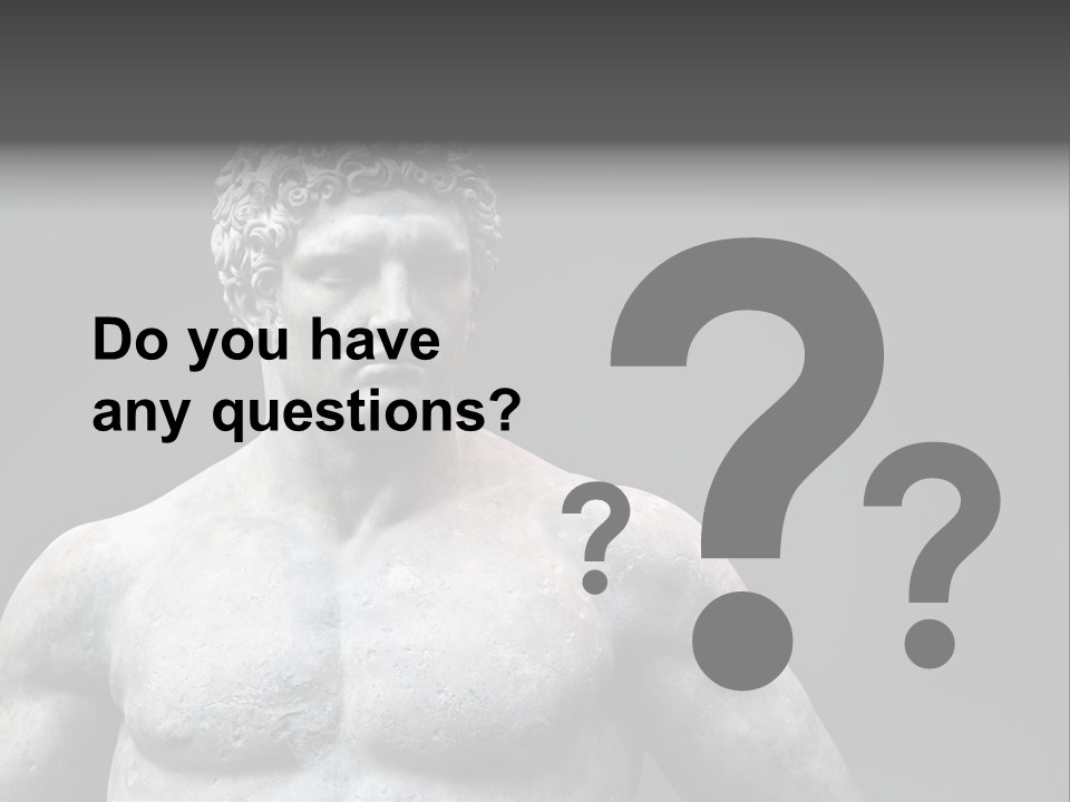 Hercules Strong Biceps PowerPoint Template