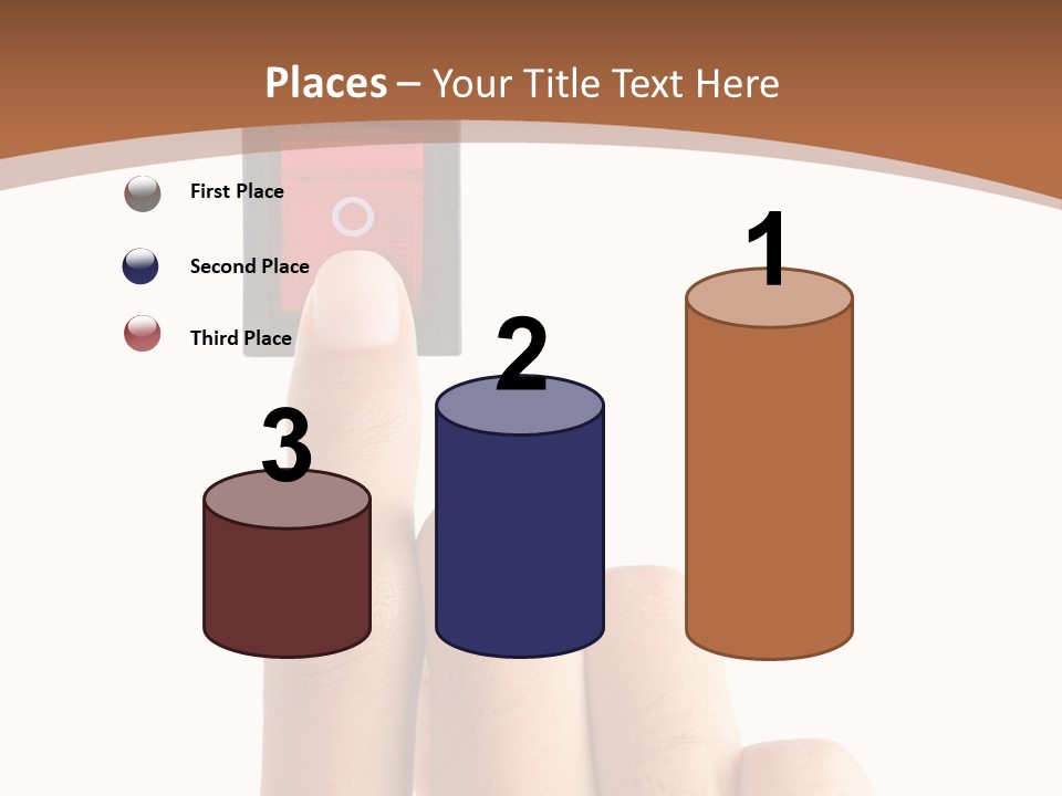 Man Electrical Control PowerPoint Template
