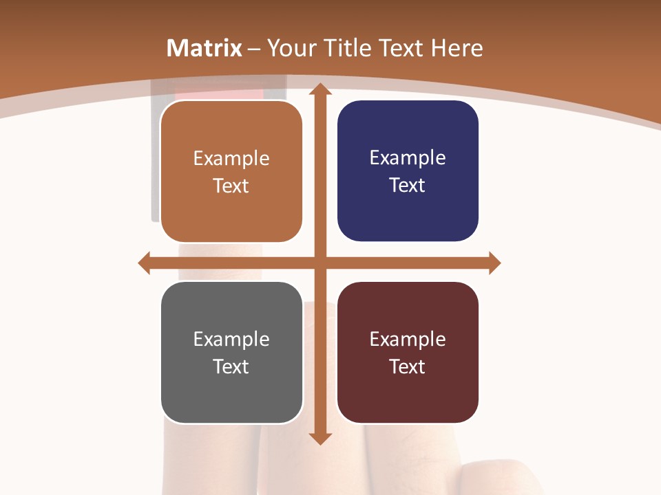Man Electrical Control PowerPoint Template