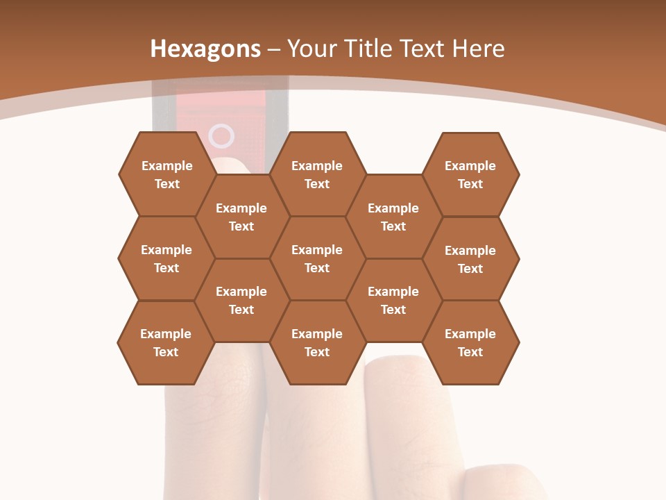 Man Electrical Control PowerPoint Template