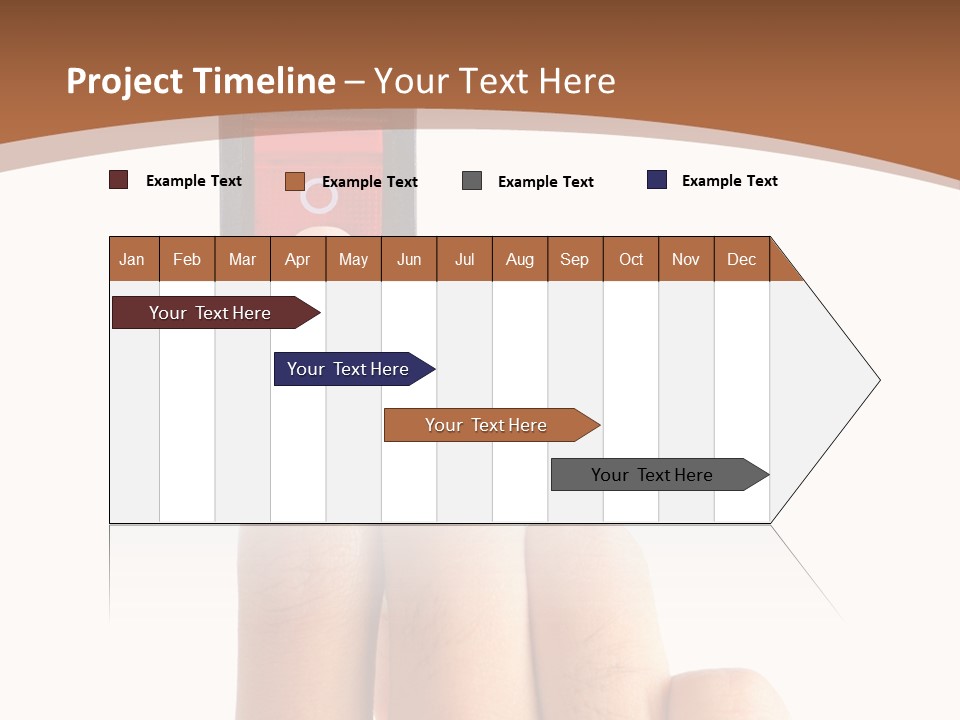 Man Electrical Control PowerPoint Template