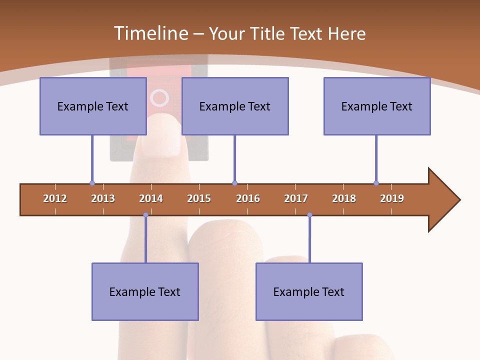Man Electrical Control PowerPoint Template