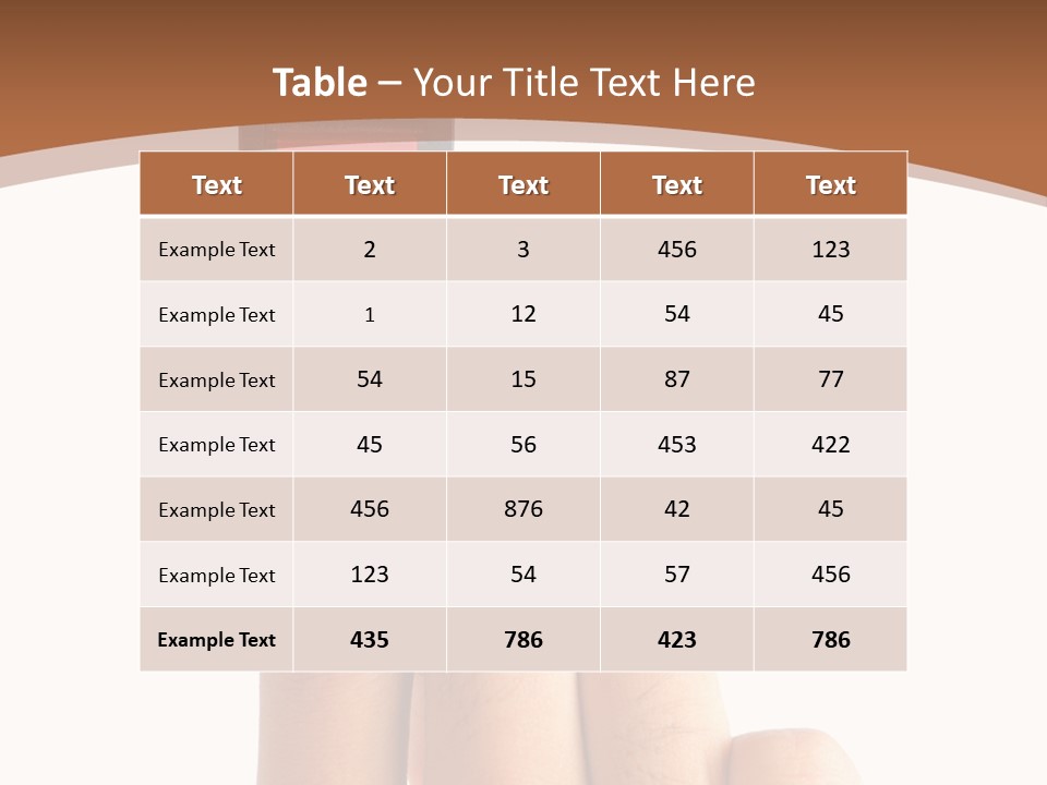 Man Electrical Control PowerPoint Template
